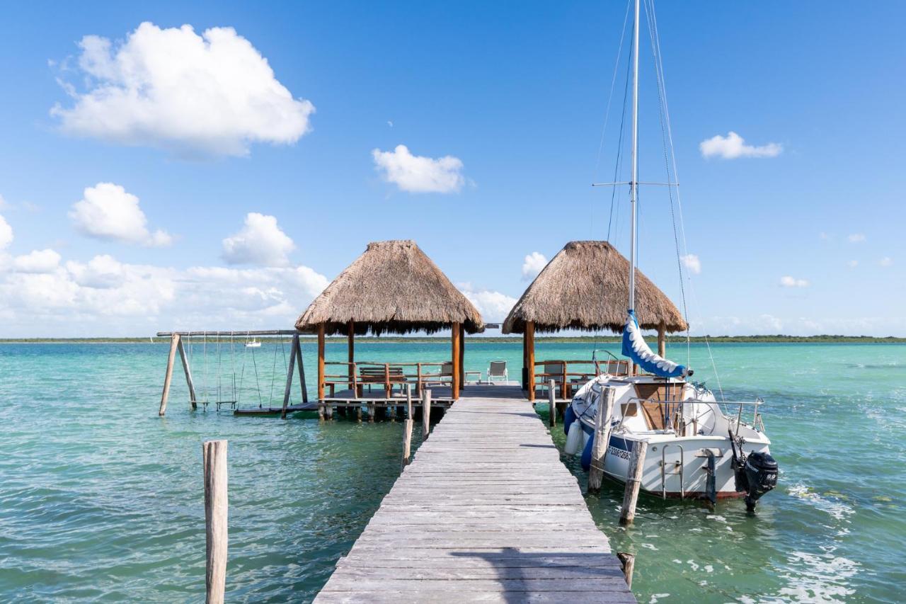 Exclusive Palafito @ Bacalar Lagoon Front Eksteriør bilde